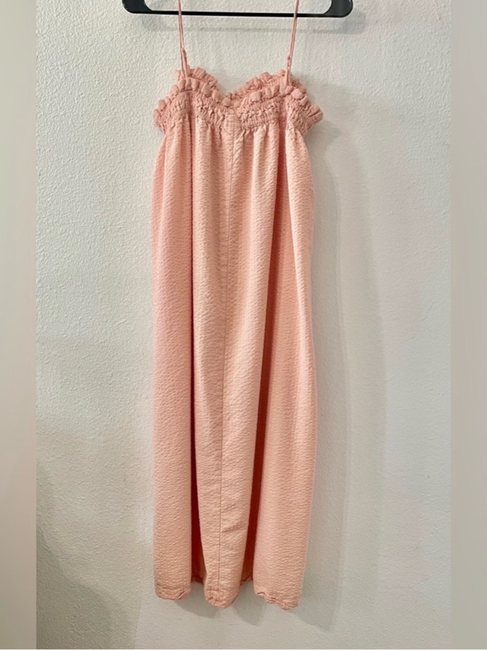 H&M Relaxed Sleeveless Maxi Sundress | Light Pink | Size Small - Picture 3 of 6